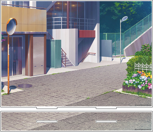 「ダンキラ!!! - Boys, be DANCING! -」アクリルジオラマ 背景 路地