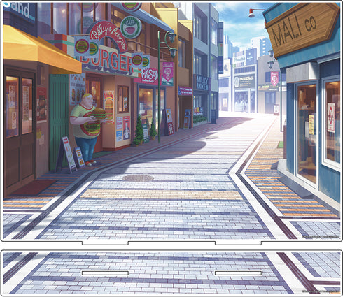 「ダンキラ!!! - Boys, be DANCING! -」アクリルジオラマ 背景 アメリカ通り