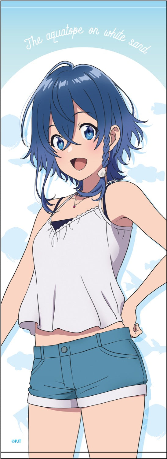「白い砂のアクアトープ」スポーツタオル 海咲野くくる