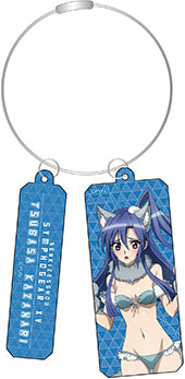 「戦姫絶唱シンフォギアXV」ワイヤーキーホルダー 風鳴 翼 ケモミミ ver.