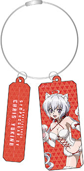 「戦姫絶唱シンフォギアXV」ワイヤーキーホルダー 雪音 クリス ケモミミ ver.