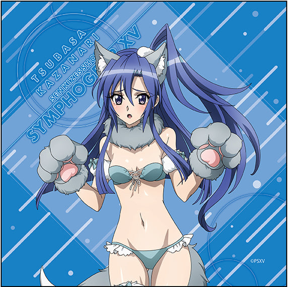 「戦姫絶唱シンフォギアXV」マイクロファイバー 風鳴 翼 ケモミミ ver.