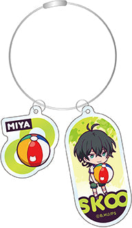 「SK∞ エスケーエイト」ワイヤーキーホルダー 知念実也 サマー ver.