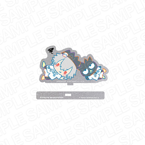 『ヒプノシスマイク SANRIO NAKAYOKU EDIT』ラメ入りアクリルスタンド 碧棺 左馬刻 × バッドばつ丸