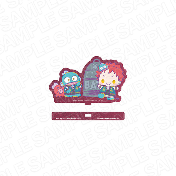 『ヒプノシスマイク SANRIO NAKAYOKU EDIT』ラメ入りアクリルスタンド 波羅夷 空却 × ハンギョドン