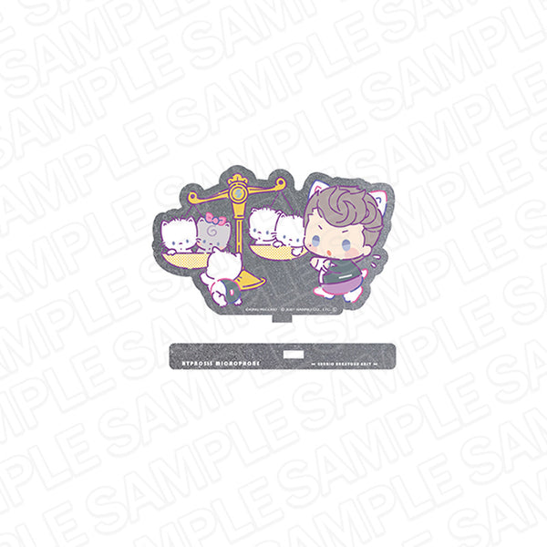 『ヒプノシスマイク SANRIO NAKAYOKU EDIT』ラメ入りアクリルスタンド 天国 獄 × ニャニィニュニェニョン