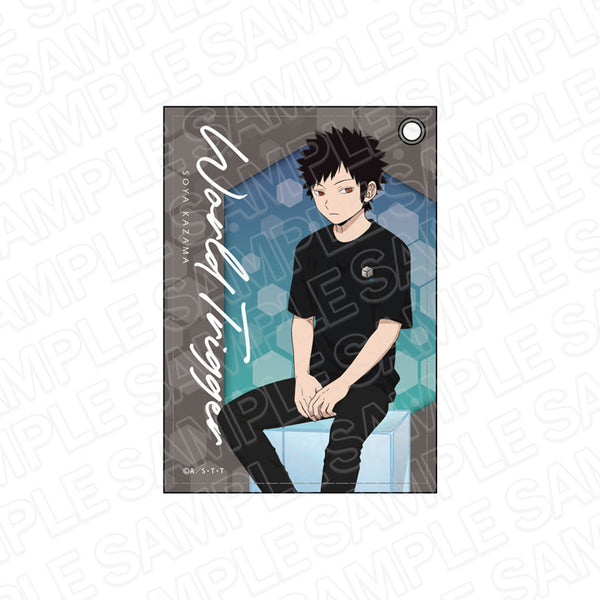 『ワールドトリガー』合皮パスケース 風間 蒼也 描き下ろし ver.