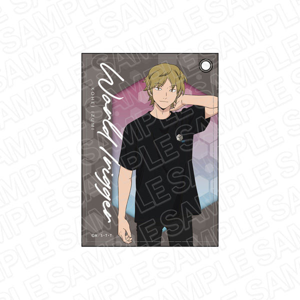 『ワールドトリガー』合皮パスケース 出水 公平 描き下ろし ver.