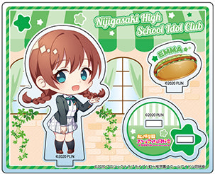 「ラブライブ!虹ヶ咲学園スクールアイドル同好会」アクリルスタンド エマ・ヴェルデ コッペパンデフォルメ ver