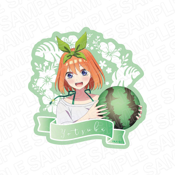 『五等分の花嫁∬』ダイカットステッカー 四葉 水着 ver.