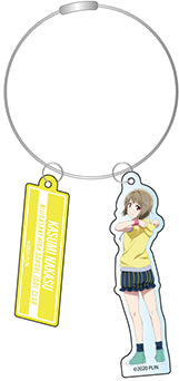 『ラブライブ!虹ヶ咲学園スクールアイドル同好会』ワイヤーキーホルダー 中須かすみ 夏練習着 ver