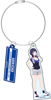 『ラブライブ!虹ヶ咲学園スクールアイドル同好会』ワイヤーキーホルダー 朝香果林 夏練習着 ver