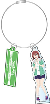 『ラブライブ!虹ヶ咲学園スクールアイドル同好会』ワイヤーキーホルダー エマ・ヴェルデ 夏練習着 ver
