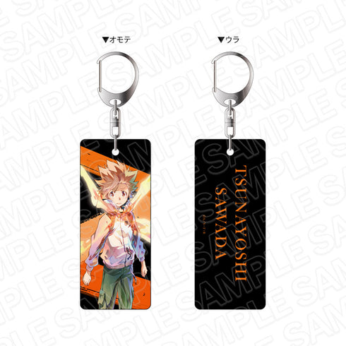 『家庭教師ヒットマンREBORN!未来編』両面キーホルダー 沢田 綱吉 PALE TONE series