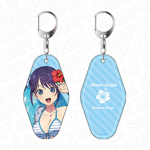 『カノジョも彼女』両面キーホルダー ⽔瀬 渚 水着 ver.