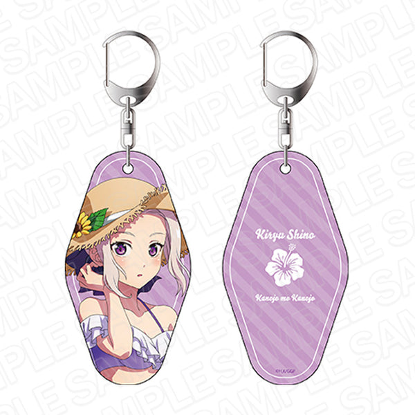 『カノジョも彼女』両面キーホルダー 桐⽣ 紫乃 水着 ver.