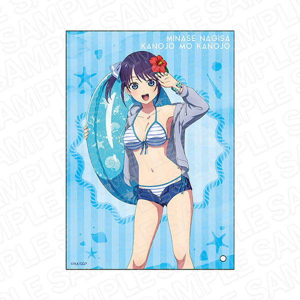 『カノジョも彼女』ミニアクリルアート ⽔瀬 渚 水着 ver.