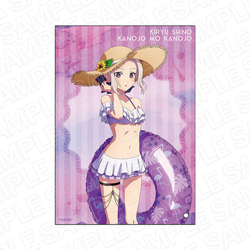 『カノジョも彼女』ミニアクリルアート 桐⽣ 紫乃 水着 ver.