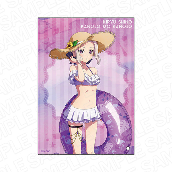 『カノジョも彼女』ミニアクリルアート 桐⽣ 紫乃 水着 ver.