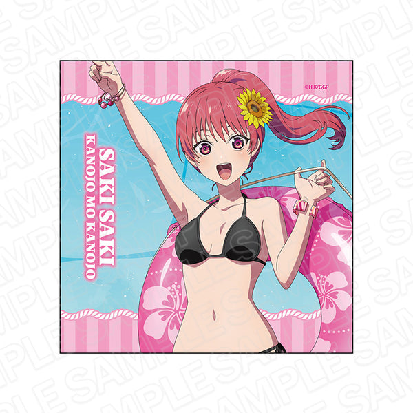 『カノジョも彼女』マイクロファイバー 佐⽊ 咲 水着 ver.