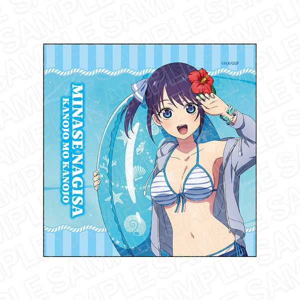 『カノジョも彼女』マイクロファイバー ⽔瀬 渚 水着 ver.