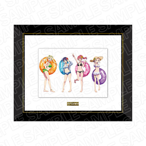 『カノジョも彼女』キャラアートグラフ 水着 ver.