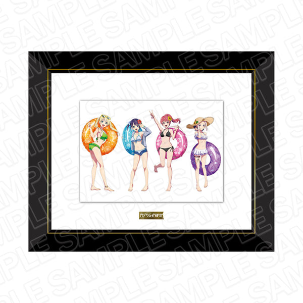 『カノジョも彼女』キャラアートグラフ 水着 ver.