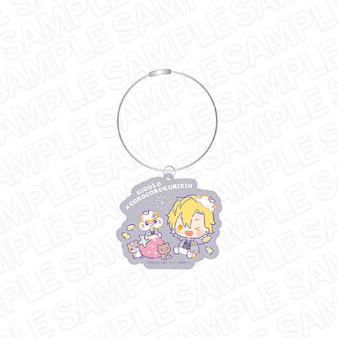 『ヒプノシスマイク SANRIO NAKAYOKU EDIT』ワイヤーキーホルダー 伊弉冉 一二三 × コロコロクリリン