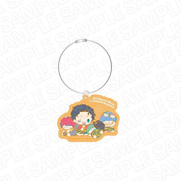 『ヒプノシスマイク SANRIO NAKAYOKU EDIT』ワイヤーキーホルダー 天谷奴 零 × ゴロピカドン