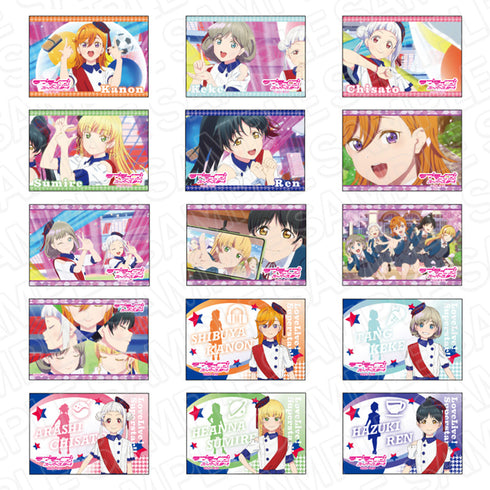 『ラブライブ!スーパースター!!』スクエアカンバッジ START!! True dreams ver BOX