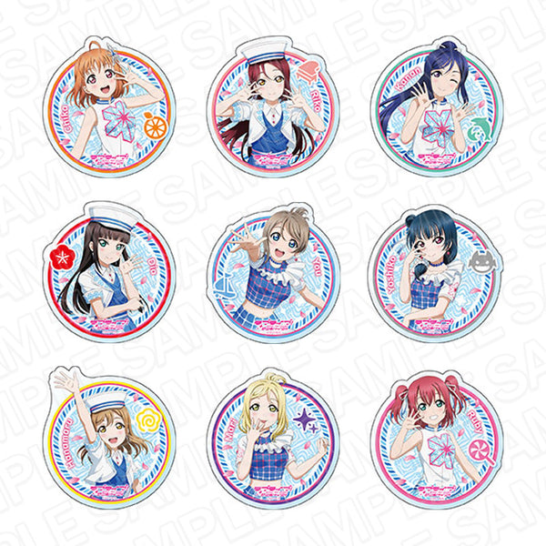 『ラブライブ!サンシャイン!!』アクリルバッジ smile smile ship Start! ver BOX