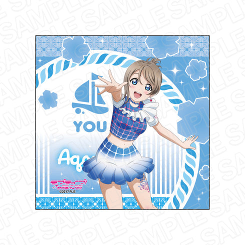 『ラブライブ!サンシャイン!!』マイクロファイバー 渡辺 曜 smile smile ship Start! ver