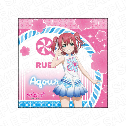 『ラブライブ!サンシャイン!!』マイクロファイバー 黒澤ルビィ smile smile ship Start! ver