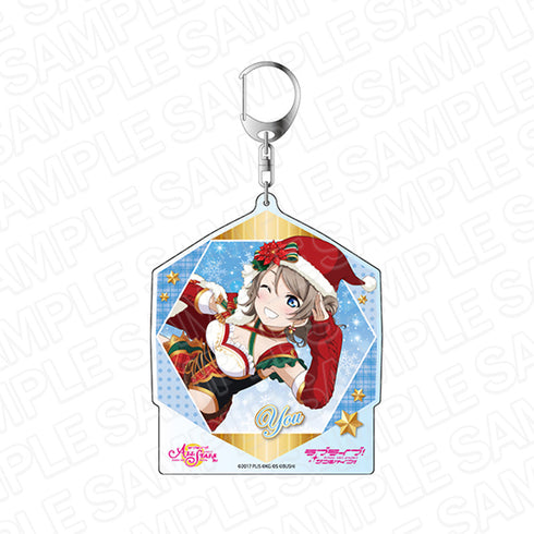 『ラブライブ!スクールアイドルフェスティバルALL STARS』デカキーホルダー 渡辺 曜 サンタガールが街にやってくる ver