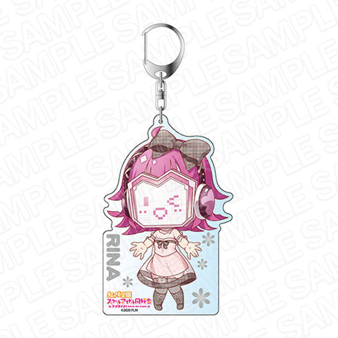 『ラブライブ!虹ヶ咲学園スクールアイドル同好会』デカキーホルダー 天王寺璃奈 QU4RTZデフォルメ ver