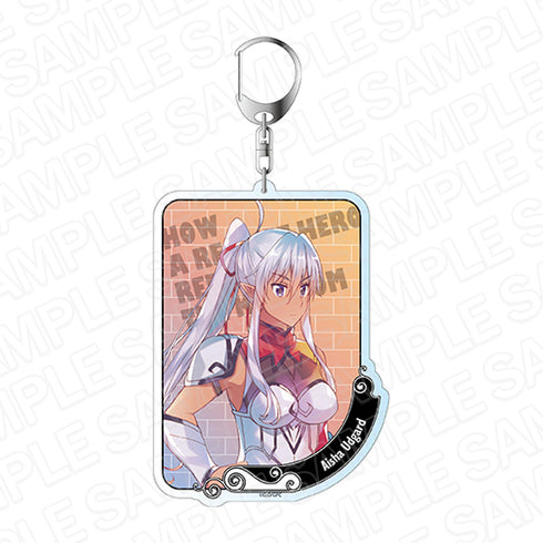 『現実主義勇者の王国再建記』デカキーホルダー PALE TONE series アイーシャ・ウドガルド