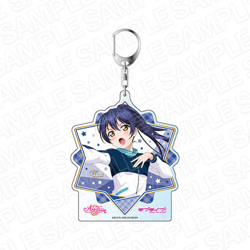 『ラブライブ!スクールアイドルフェスティバルALL STARS』デカキーホルダー 園田海未 新春丑年特別エクササイズ ver