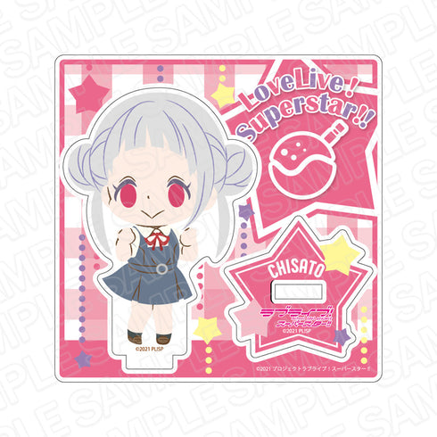『ラブライブ!スーパースター!!』ミニアクリルスタンド 嵐 千砂都 夏制服 デフォルメ ver