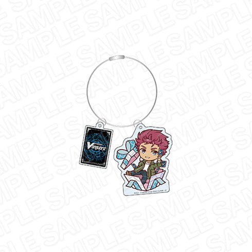 『カードファイト!! ヴァンガード overDress』ワイヤーキーホルダー 桃山 ダンジ キャラプレ ver.