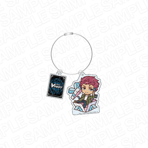 『カードファイト!! ヴァンガード overDress』ワイヤーキーホルダー 桃山 ダンジ キャラプレ ver.