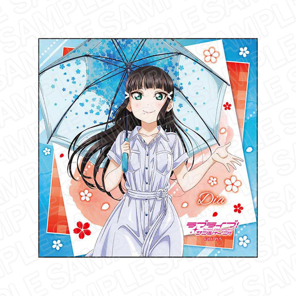 『ラブライブ!スーパースター!! 』マイクロファイバー 黒澤ダイヤ レインコート ver