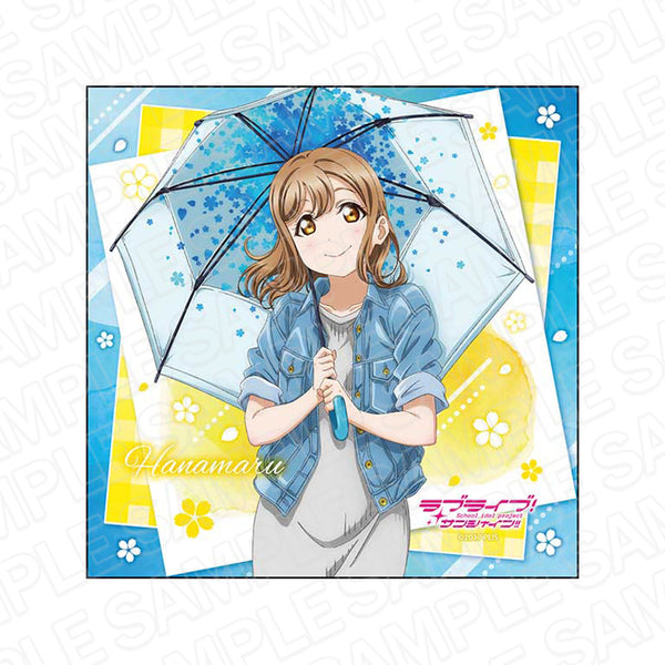 『ラブライブ!スーパースター!! 』マイクロファイバー 国木田花丸 レインコート ver