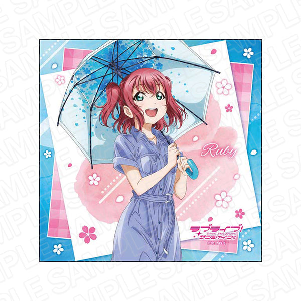 『ラブライブ!スーパースター!! 』マイクロファイバー 黒澤ルビィ レインコート ver