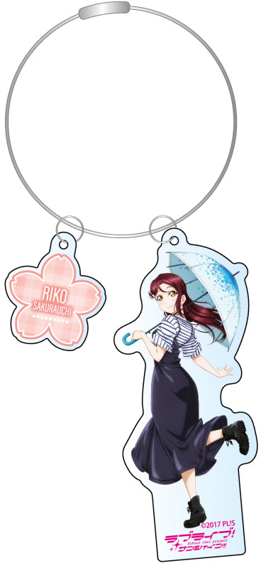 『ラブライブ!スーパースター!! 』ワイヤーキーホルダー 桜内梨子 レインコート ver