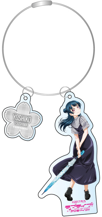 『ラブライブ!スーパースター!! 』ワイヤーキーホルダー 津島善子 レインコート ver