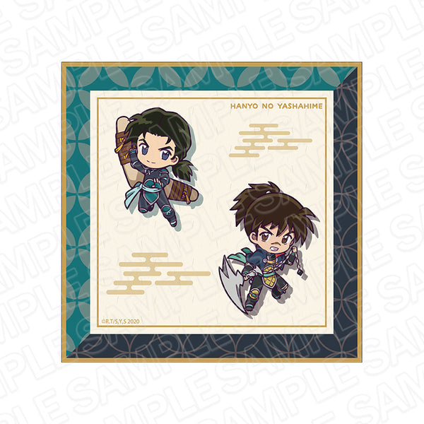 『半妖の夜叉姫』ミニタオル 翡翠&琥珀 必殺技デフォルメ ver.