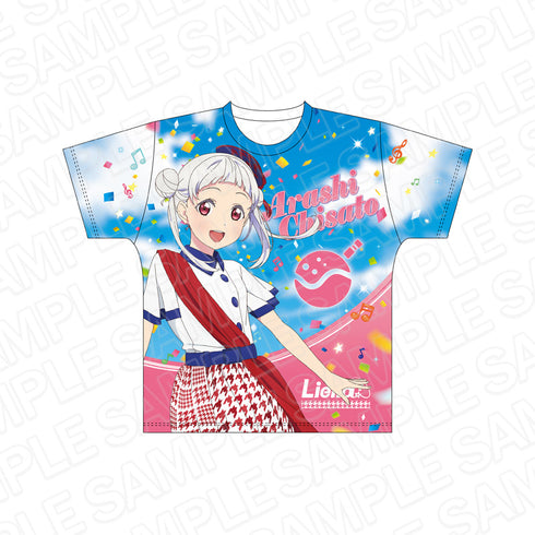 『ラブライブ!スーパースター!! 』フルグラフィックTシャツ 嵐 千砂都 START!! True dreams ver