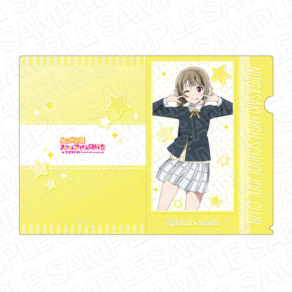 『ラブライブ!虹ヶ咲学園スクールアイドル同好会』クリアファイル 中須かすみ 冬制服 ver