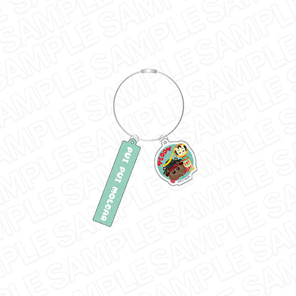 『PUI PUI モルカー』ワイヤーキーホルダー テディ ご当地 ver.