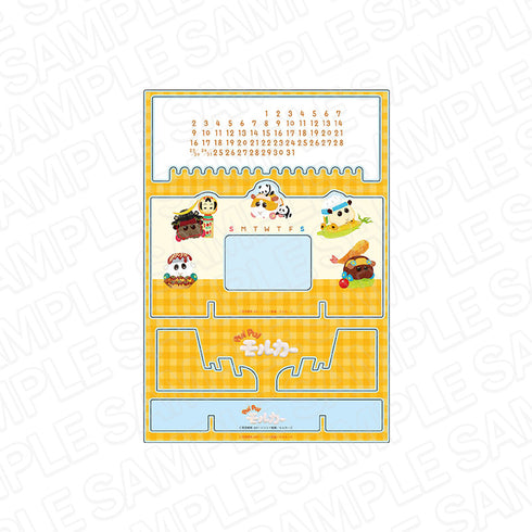 『PUI PUI モルカー』アクリル万年カレンダー ご当地 ver.